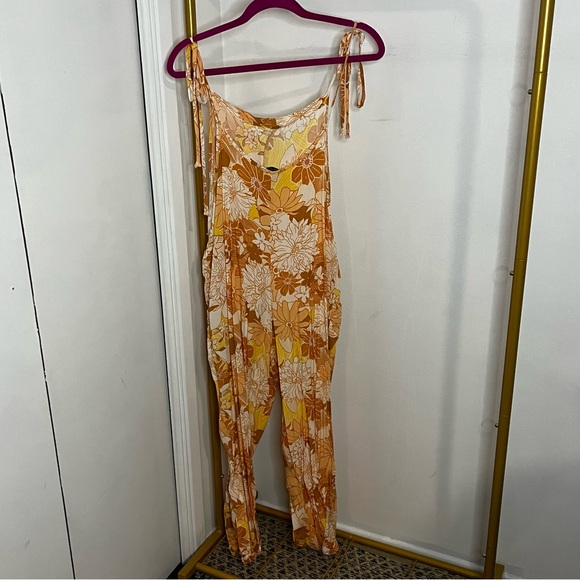 Petal + Pup Floral Colorful Overall Style Jumpsuit Size Large - Picture 4 of 8